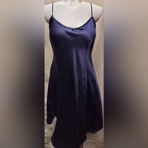 Vintage Sophia by Delicates 90’s Purple Satin Slip Dress Size Medium
